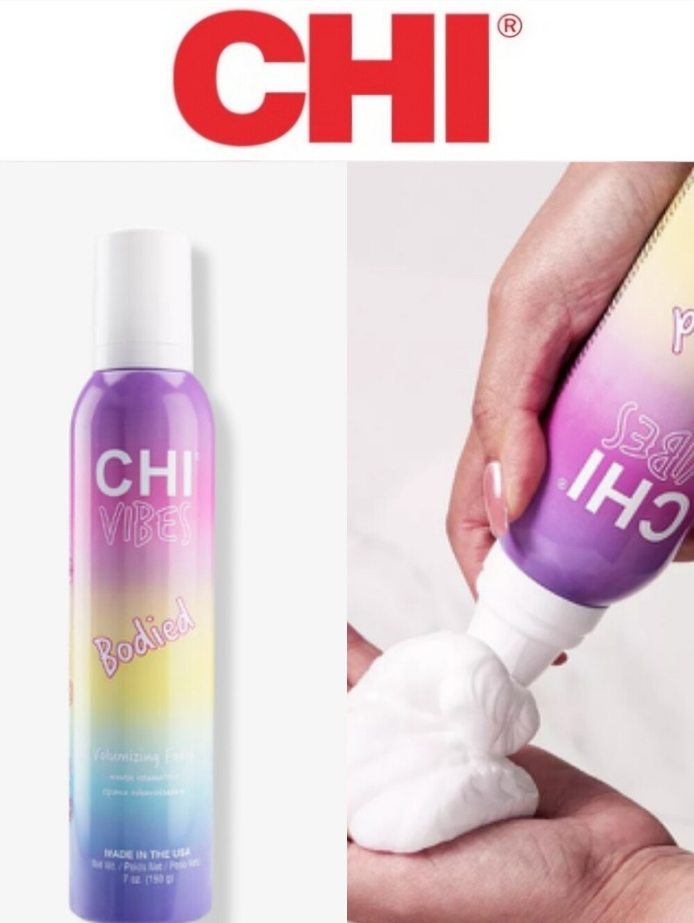 CHI Vibes Bodied Volumizing Foam
